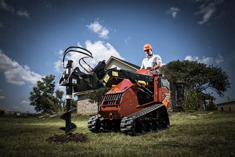 ditch witch mini skid steer auger|skid steer auger attachments.